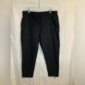 YoungLA Men's Black Slim Jogger Sweatpants